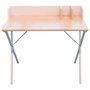 Home Deco Factory Bureau Blanc avec Passage de Câbles
