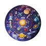 Apli Kids - Puzzle Circulaire Système Solaire XXL de 48 Pièces, Diamètre 50 cm - À Partir de 5 Ans