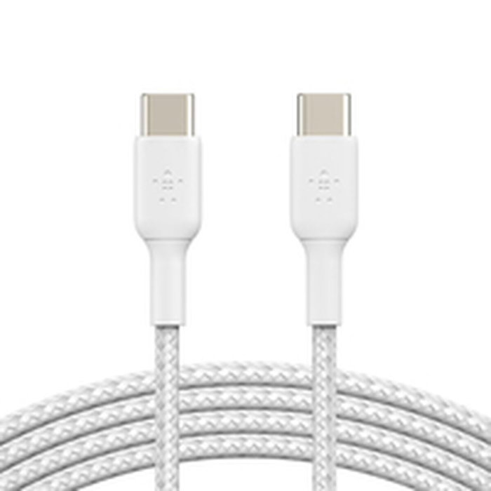 Câble USB-C Belkin CAB004BT2MWH2PK Blanc 2 m (2 Unités)