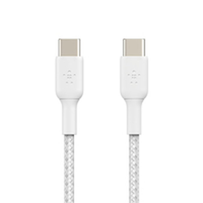 Câble USB-C Belkin CAB004BT2MWH2PK Blanc 2 m (2 Unités)
