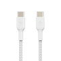Câble USB-C Belkin CAB004BT2MWH2PK Blanc 2 m (2 Unités)
