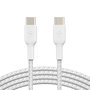 Câble USB-C Belkin CAB004BT2MWH2PK Blanc 2 m (2 Unités)