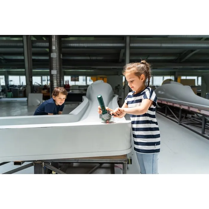 Bosch Meuleuse d'Angle Électronique Jouet d'Imitation - KLEIN - 8426 - Réaliste avec Sons et Lumières - Pour Enfants dès 3 Ans