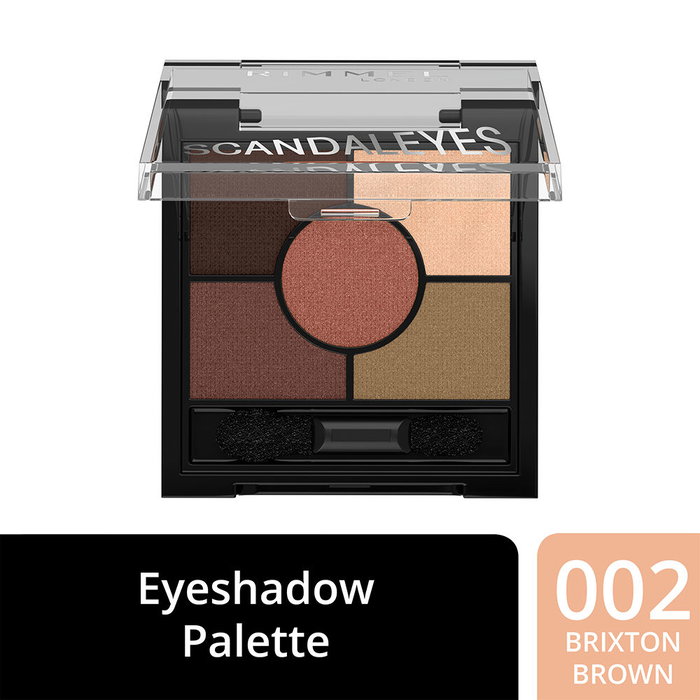 Rimmel London Palette SCANDALEYES #002-brixton brown 3.80 gr Fards à Paupières Rimmel London Palette SCANDALEYES #002-brixton brown 3.80 gr Fards à Paupières