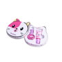 Martinelia Set de Maquillage Enfant Lata Kitty Glam Lulu & Duky 85478 avec Brillant à Lèvres et Vernis à Ongles Soluble dans Boîte Métal Design Chat