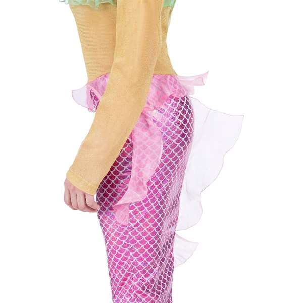 My Other Me Disfraz sirena - Costume de sirène pour fille - Taille S - 3 ans et plus - Rose
