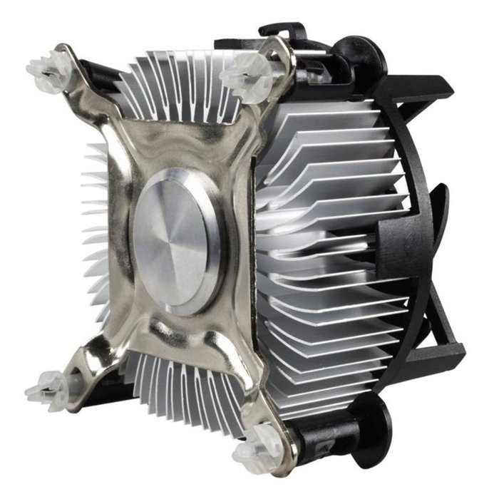 UNYKAch Uk532002 Ventilateur Dissipateur CPU 90 mm, Aluminium, Noir/Gris, LGA 1150/1151/1155/1156/1200/775