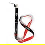 Sparco Lanyard Gaming Noir-Rouge S099103NRRS - Boucle Libération Rapide - Clip Argenté - Pour Clés et Passes
