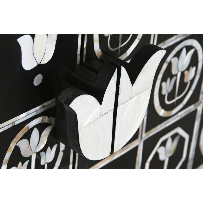 DKD Home Decor Meuble bar Noir Bicolore