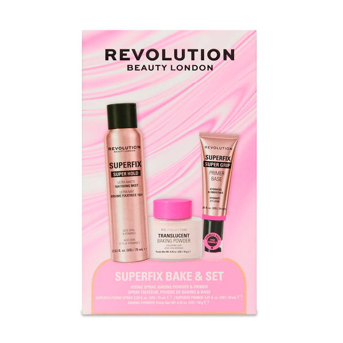 Revolution Make Up SUPERFIX BAKE 3 pièces CASE