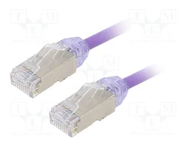 PANDUIT Cordon de raccordement Cat 6a F/UTP RJ45 2m violet
