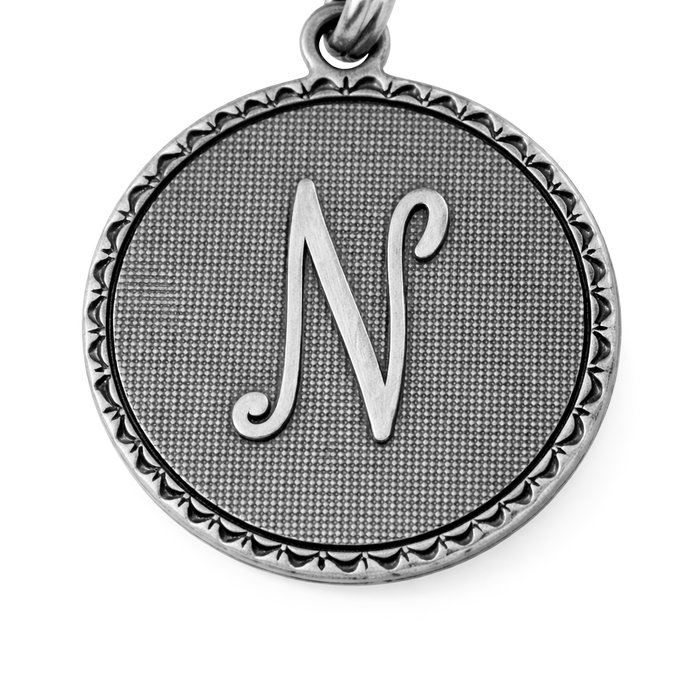 Alex And Ani Pulsera Lettre N Gris