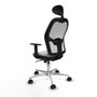 Piqueras y Crespo Chaise de Bureau 1D086N1 Gris clair