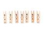 PINCELLO Set de 24 pinces en bois naturel