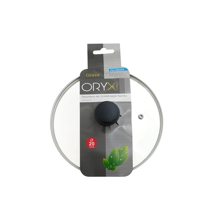 ORYX Couvercle en verre pour poêle 20cm