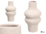 Giftdecor Jarron Michelin Blanc 34 cm Céramique (Set de 4)