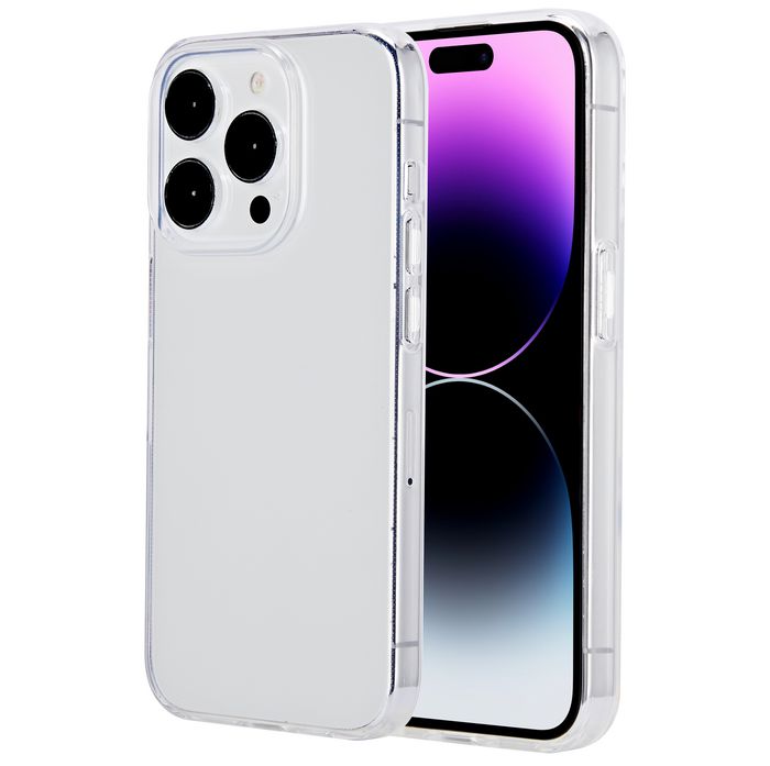 eSTUFF Coque iPhone 15 Pro Max INFINITE VIENNA TPU - Transparente - Protection Chute 1,2 m - TPU 100% Recyclé