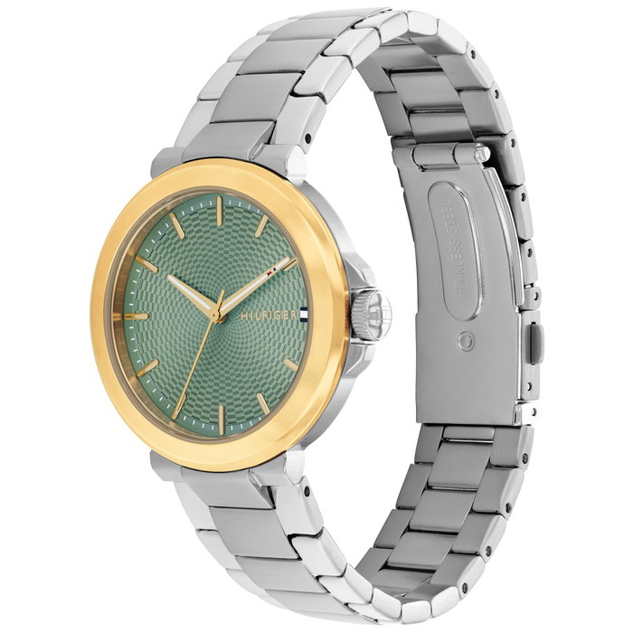 Tommy Hilfiger 1782778 - Montre analogique femme avec cadran vert