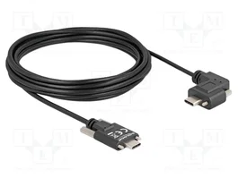 DELOCK Câble USB 2.0 vers USB C avec connecteur 90° gauche/droite, 5m