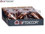 Giftdecor Lampe Suspendue Acier Bronze 9,5x9,5x9,7cm (Set de 12)