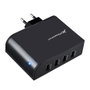 Phoenix Technologies Chargeur Mural 4 Ports USB 6.8A Adaptateur Universel pour Smartphone Tablette
