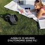 Shark FlexBreeze HydroGo FA050EU - Ventilateur brumisateur portable puissant - Autonomie 12h, 5 vitesses, résistant pluie et UV, pour intérieur et extérieur