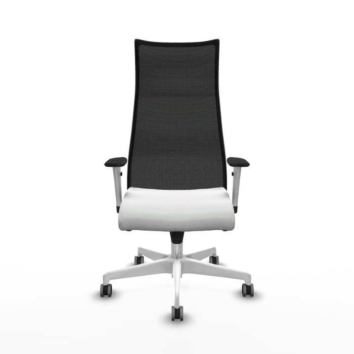 Piqueras y Crespo Chaise de Bureau Albacete Blanc et Noir