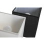 Applique Murale DKD Home Decor Blanc Noir Doré 50 W 220 V 15 x 19 x 27 cm 15 x 19 x 30 cm (2 Unités)
