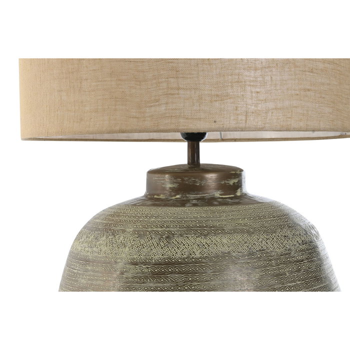 Home ESPRIT Lampe de bureau Beige Cuivre Aluminium