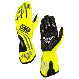OMP Gants Kart Ks-X FIA 8877-2022 Jaune Fluo Taille XXS OMPKB0-2751-A01-099-XXS