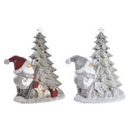 Décorations de Noël DKD Home Decor Arbre Résine (15 x 10 x 18 cm) (2 Unités)