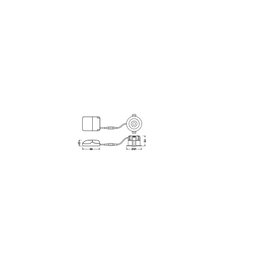 LEDVANCE Spot LED encastrable 8W 680Lm 3000K 36º IP44 Dimmable Black