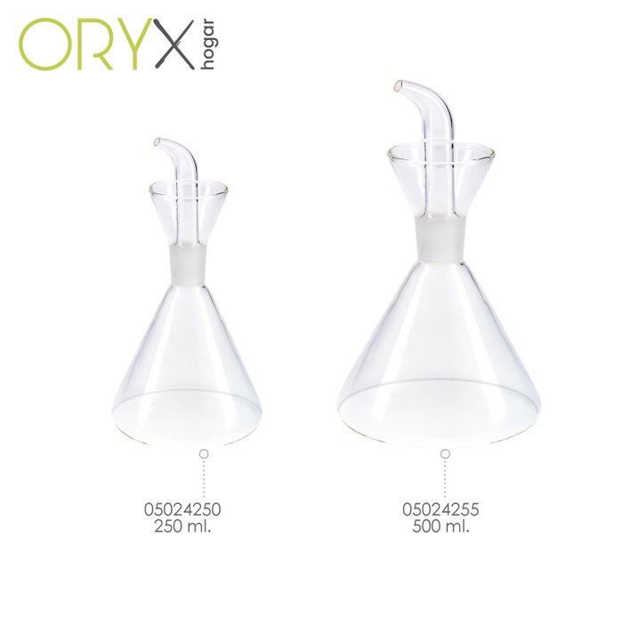 ORYX Huilière Antigoutte en Verre 250 ml