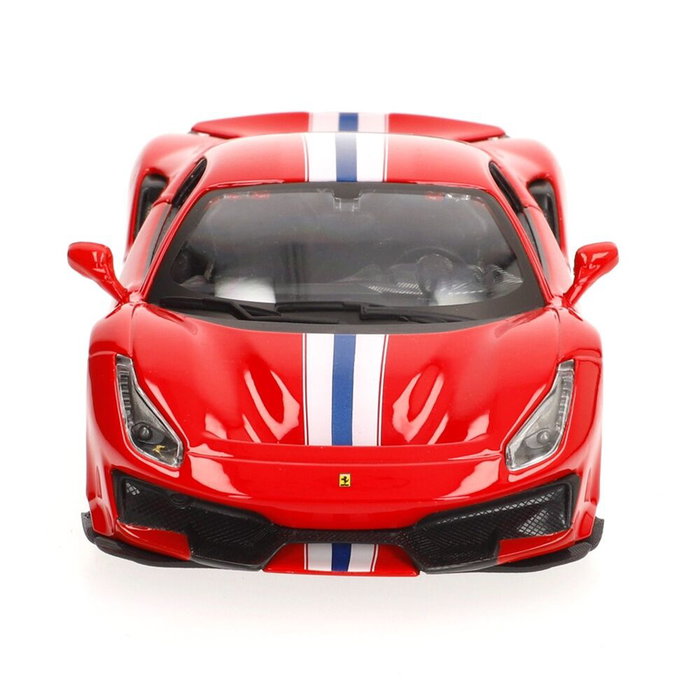 Burago Ferrari 488 Pista, voiture miniature à l'échelle 1:24 avec portes ouvrantes manuellement (25x13x10 cm) Burago Ferrari 488 Pista, voiture miniature à l'échelle 1:24 avec portes ouvrantes manuellement (25x13x10 cm)