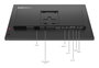 Lenovo ThinkVision P24q-40 Black 24 inch QHD IPS
