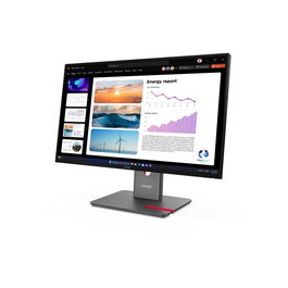 Lenovo Moniteur P24Q-40 - 60,45 cm (23,8") - 2K QHD 2560 x 1440 - 16:9 - 60 Hz - 4 ms - Dalle IPS - Noir - 64B2GAT1EU