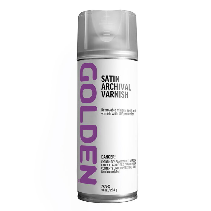 Golden Satin Archival Varnish 10 Oz. de protection Golden Satin Archival Varnish 10 Oz. de protection