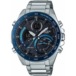 Casio ECB-900DB-1BER - Montre Homme Bluetooth et Solaire