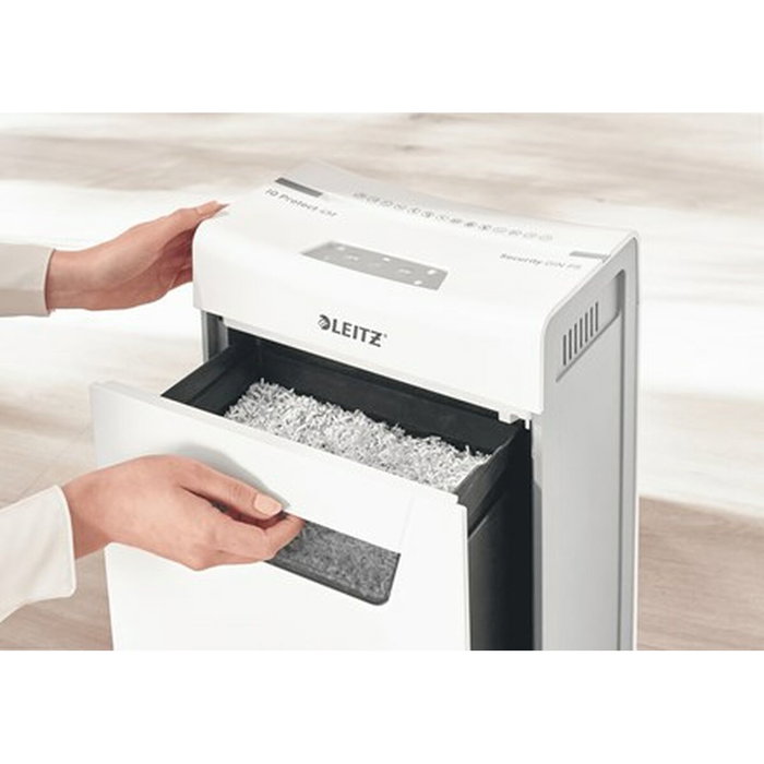Leitz Déchiqueteuse de Papier 80910000 14 L Blanc/Gris