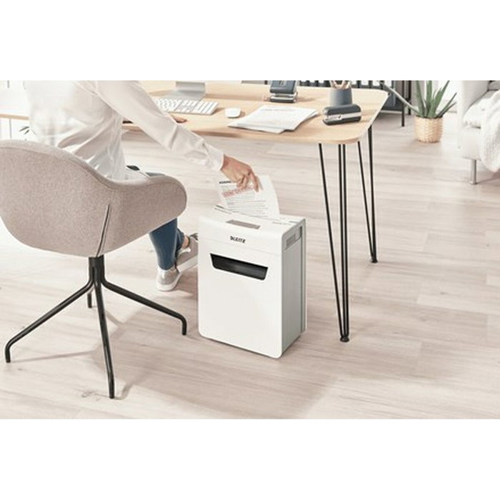 Leitz Déchiqueteuse de Papier 80910000 14 L Blanc/Gris