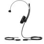 Yealink YHS34 Casque Monaural Filaire QD vers RJ9 Noir