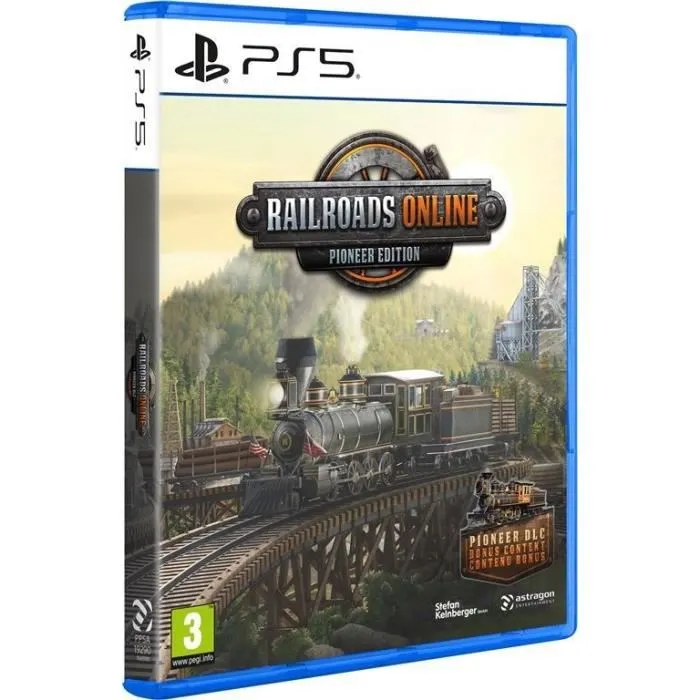 Microids - Railroads Online - Jeu PS5 physique - Simulation de construction et gestion ferroviaire - En ligne - PEGI 3+ - Sortie le 27 février 2025