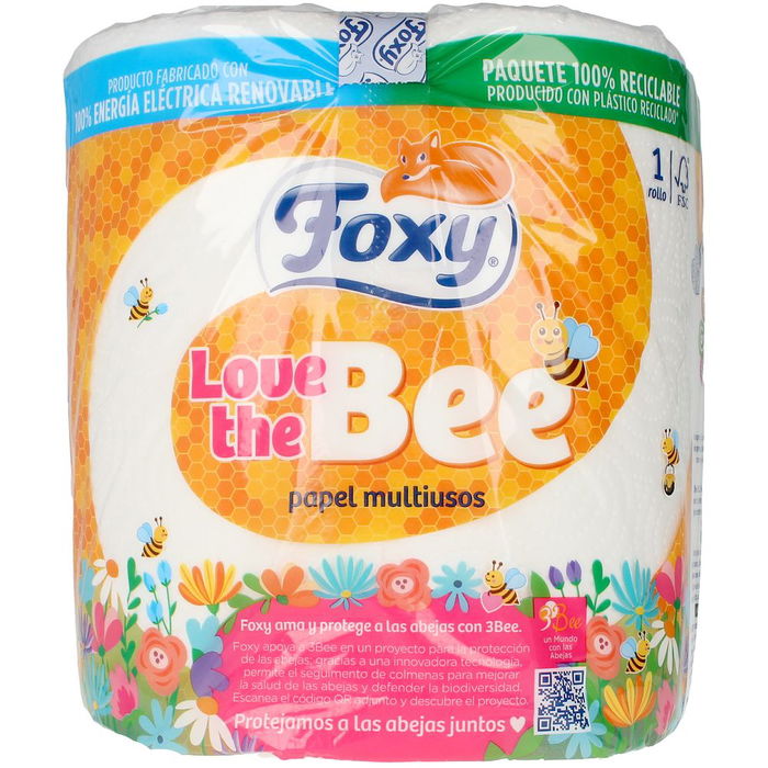 Foxy Papier de cuisine LOVE THE BEE JUMBO 1 u Foxy Papier de cuisine LOVE THE BEE JUMBO 1 u