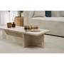 Table basse HARBOR Travertin Rectangulaire