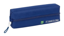 Safta Portatodo rectangular avec gomme élastique 22cm FC Barcelona bleu marine 22 x 4 x 7cm, rangement enfant à partir de 3 ans