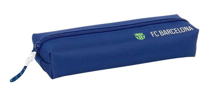 Safta Portatodo rectangular avec gomme élastique 22cm FC Barcelona bleu marine 22 x 4 x 7cm, rangement enfant à partir de 3 ans