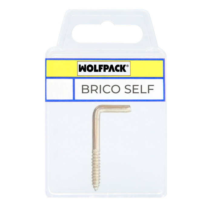 WOLFPACK LINEA PROFESIONAL Gond fileté laitonné Brico-self 17x40 mm WOLFPACK LINEA PROFESIONAL Gond fileté laitonné Brico-self 17x40 mm