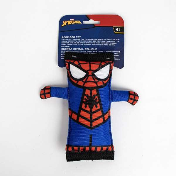 Cerdá - Jouet pour chien personnage Spider-Man - 18.0 x 20.0 x 3.0 cm - Rouge