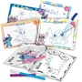 Liscianigiochi Pocket Studio de Dessin Stitch - Kit créatif avec ardoises effaçables et feutres pour apprendre à dessiner - Dès 3 ans