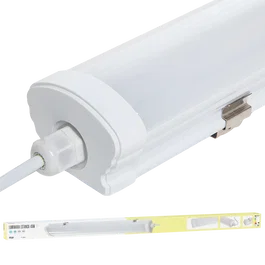 BX3 LIGHT Équipement Étanche LED 40W 3600Lm 120cm 6000K IP65 50000H pour Parking Garage Atelier - Modèle BX3-WP-40W-1200-CW